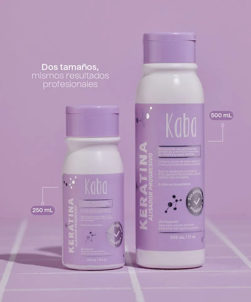 Keratina Alisador Progresivo Kaba 500 mL - Imagen 3